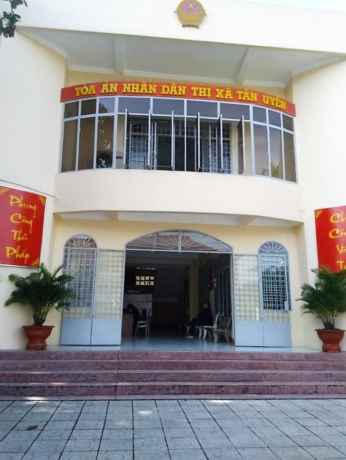 Trụ sở Tòa án nhân dân thị xã Tân Uyên