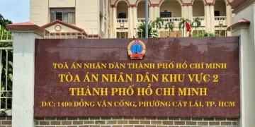 Địa chỉ, số điện thoại Tòa án khu vực 2 - TP Hồ Chí Minh